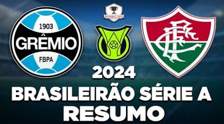 GRÊMIO 1 x 0 FLUMINENSE AO VIVO | BRASILEIRÃO SÉRIE A 2024 | 13ª RODADA | NARRAÇÃO