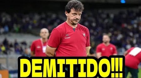 ️️⚽️FERNANDO DINIZ É DEMITIDO DO FLUMINENSE!!!