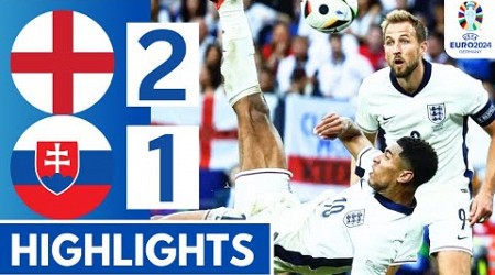 EXTRA-TIME! ⚪England vs Slovakia (2-1) Extended HIGHLIGHTS || EURO 2024!