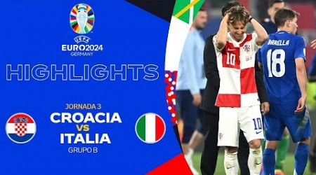 HIGHLIGHTS - Croacia vs Italia | UEFA EURO 2024 - J3 | TUDN