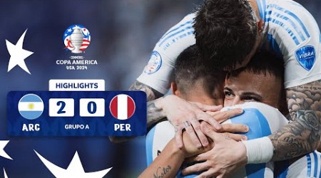 ARGENTINA 2-0 PERÚ | HIGHLIGHTS | CONMEBOL COPA AMÉRICA USA 2024™