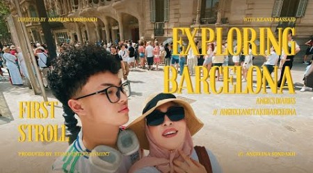 EXPLORING BARCELONA! Cek Moment Seru Mommy Angie &amp; Keanu Massaid Disini!!! #vlog #barcelona