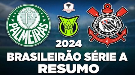 PALMEIRAS 2 x 0 CORINTHIANS AO VIVO | BRASILEIRÃO SÉRIE A 2024 | 13ª RODADA | NARRAÇÃO