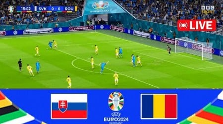 Slovakia vs Romania | UEFA Euro Cup 2024 | Match Live Today | eFootball Pes 21 Gameplay