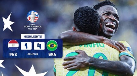 PARAGUAY 1-4 BRASIL | HIGHLIGHTS | CONMEBOL COPA AMÉRICA USA 2024™