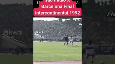 SÃO PAULO X BARCELONA FINAL INCONTINENTAL COM O GOL DO RAI