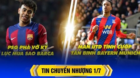 BẢN TIN CHUYỂN NHƯỢNG 1/7 – PSG PHÁ VỠ KỶ LỤC MUA SAO BARCA, MU TÍNH CƯỚP TÂN BINH BAYERN MUNICH