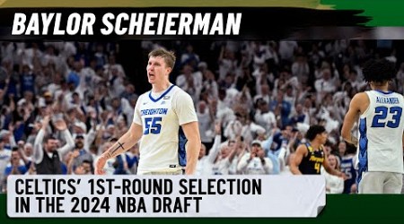 HIGHLIGHTS: Celtics select Baylor Scheierman in 1st round of NBA Draft