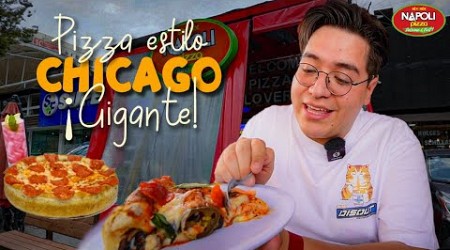 La PIZZA estilo Chicago que PESA 2KG Napoli 646