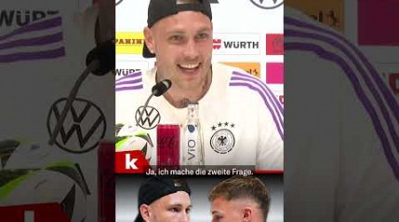 &quot;Bei mir hat sich keiner von Bayern gemeldet&quot;: Raum übernimmt für Kimmich augenzwinkernd #shorts