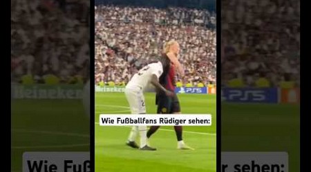 Rüdiger ist der GOAT! #Rüdiger #deutschland #dfb #fussball #Fußball #realmadrid #bundesliga #shorts