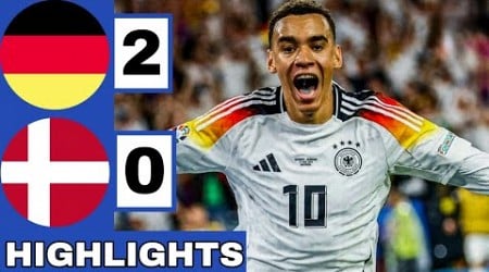 ⚪️ Germany vs Denmark (2-0) All GOALS &amp; Extended HIGHLIGHTS | EURO 2024 Round Of 16!