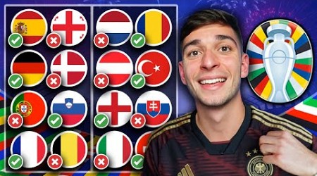 *FINAL* EURO 2024 ROUND OF 16 PREDICTION