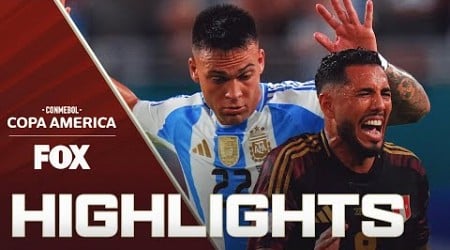 Argentina vs. Peru Highlights | 2024 Copa América