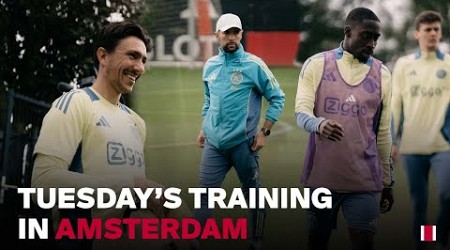 15 MINUTES OF TRAINING FOOTAGE | The Ajax squad brings a lot of energy! ⚡️⚽️