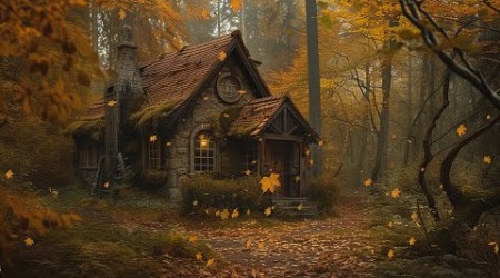 Enchanting Celtic Music, Relaxing Fantasy Music, Medieval Music, An Autumn Day With Flying Leaves