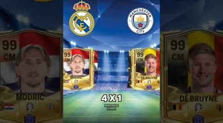 MAN CITY VS REAL MADRID CARDS || PART-2 #fcmobile #shorts #edit #football