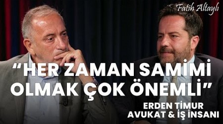 &quot;Galatasaray için tahammül etmem lazımdı&quot; / Erden Timur &amp; Fatih Altaylı