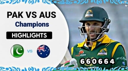 Pakistan Champions Vs Australia Champions 2nd Match 2024 Full Highlights | PAK CHAM VS AUS CHAM 2024