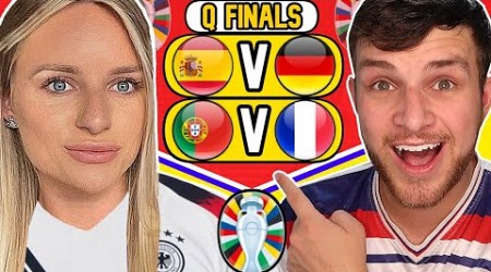 EURO 2024 QUARTER FINALS PREDICTIONS | SPAIN v GERMANY