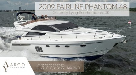 2009 Fairline Phantom 48 &#39;Vizion&#39; FOR SALE NOW in Southampton, UK