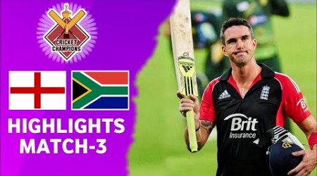 ENGLAND CHAMPIONS VS SOUTH AFRICA CHAMPIONS FULL HIGHLIGHTS | WORLD CHAMPIONSHIP OF LEGENDS 2024