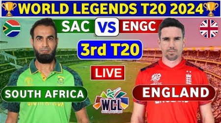 England Champions vs South Africa Champions, 3rd Match | ENGC vs SAC 3rd T20 Live Score &amp; Commentary