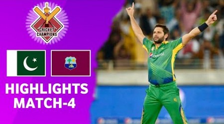 Pakistan Vs West Indies World Champions Of Legends Match 4 2024 Full Highlights | PAK VS WI