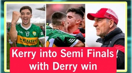 Kerry Knock Derry out of Championship 