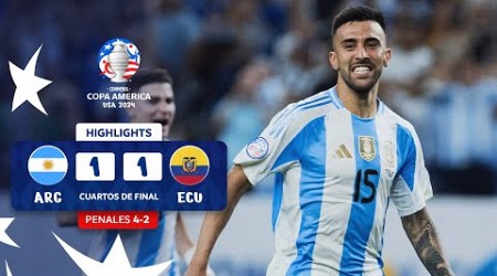 ARGENTINA (4) 1-1 (2) ECUADOR | HIGHLIGHTS | CONMEBOL COPA AMÉRICA USA 2024™