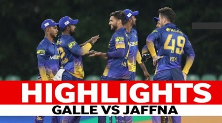 Galle Marvels Vs Jaffna Kings Full Highlights | Lanka Premier League 2024 - Match 06 - LPL 2024