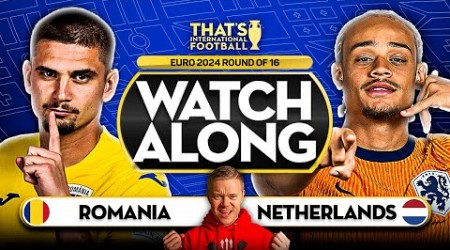 ROMANIA vs NETHERLANDS! LIVE EURO 2024 with Mark GOLDBRIDGE LIVE