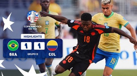 BRASIL 1-1 COLOMBIA | HIGHLIGHTS | CONMEBOL COPA AMÉRICA USA 2024™