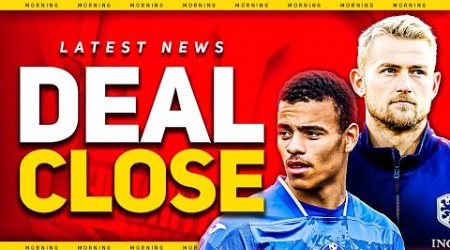 NEW Greenwood &amp; Neves BID! De Ligt DEAL Day? Man Utd Transfer News