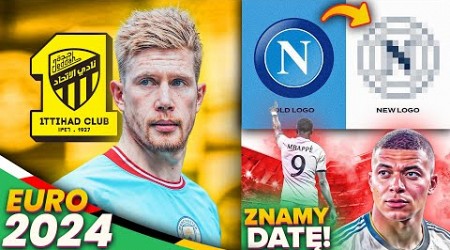 Kevin De Bruyne piłkarzem Al. Ittihad?! wielka PREZENTACJA Mbappe w REALU! Napoli ZMIENIŁO Herb!