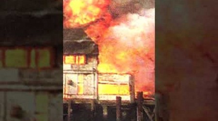 The Royal Pier fires #steamship #shieldhall #southampton #steam #ship #history #shorts