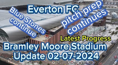 Everton FC New Stadium at Bramley Moore Dock Update 02-07-2024*