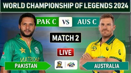 WORLD CHAMPIONSHIP OF LEGEND : PAKISTAN vs AUSTRALIA LIVE COMMENTARY | PAK vs AUS LIVE