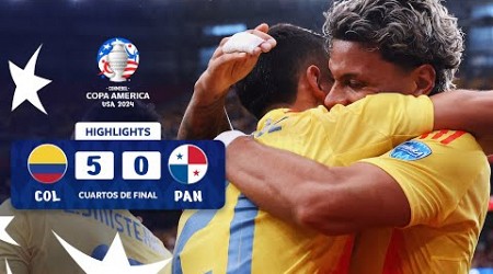 COLOMBIA 5-0 PANAMÁ | HIGHLIGHTS | CONMEBOL COPA AMÉRICA USA 2024™