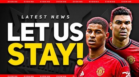 Casemiro &amp; Rashford STAY! Zirkzee NEW Update! Man Utd Transfer News