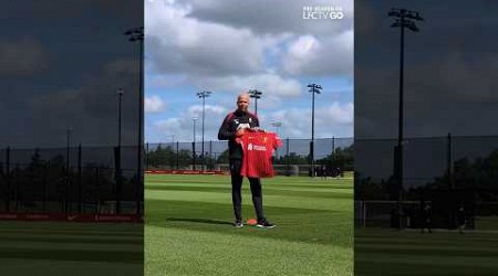 Arne Slot is on the training pitch. The Reds are back for pre-season!