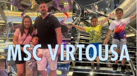 EMBARKATION DAY / FAMILY CRUISE / MSC VIRTUOSA / CRUISE FROM SOUTHAMPTON- FRANCE / ROOM TOUR BALCONY