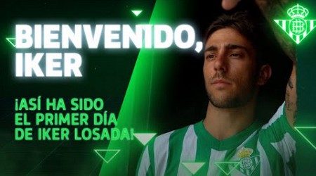 ¡Acompañamos a IKER LOSADA en su primer día como verdiblanco! 