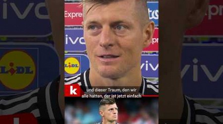 “Traum geplatzt” - Enttäuschter Kroos im Abschiedsinterview #shorts