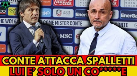 Antonio Conte ASFALTA Spalletti: Lui ha lasciato il Napoli perchè è solo un CO*****E!