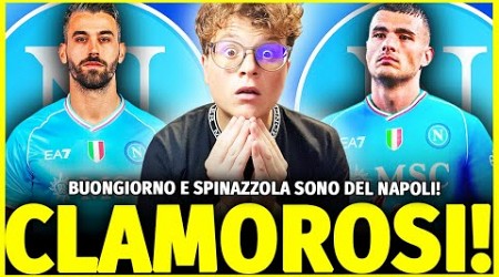 CLAMOROSOOO!! NAPOLI SCATENATISSIMO!! PRESI SPINAZZOLA E BUONGIORNO!!