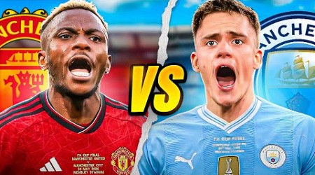 I Rebuild MANCHESTER UNITED &amp; MAN CITY In A Rebuild Battle!