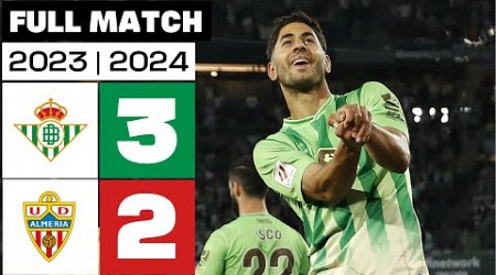 Real Betis 3-2 UD Almería | PARTIDO COMPLETO | LALIGA EA SPORTS 2023/24