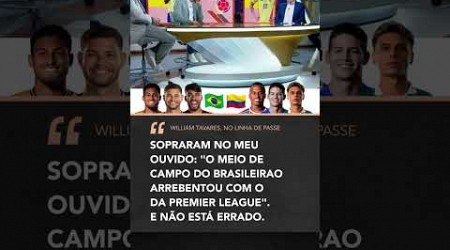 Meio de campo do Brasileirão MELHOR DP QUE o meio de campo da Premier League? 