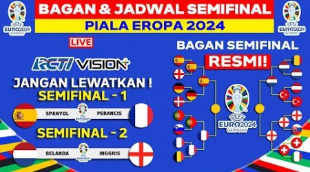 RESMI! Bagan &amp; Jadwal Semifinal Piala Eropa 2024 - UEFA EURO 2024